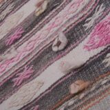 Vintage Turkish rug from Oushak, hand-woven 54x703 cm