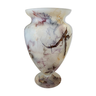 Vase glass depoli