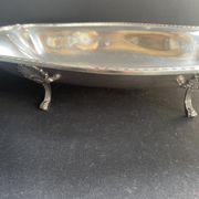 Grand plat corbeille centre de table – Métal Argenté – Roux-Marquiand