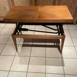 Coffee table with vintage Révélation system Design Albert Ducrot year 50/60