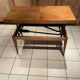 Table basse à système Révélation vintage Design Albert Ducrot année 50/60