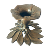 Brass holly bougeoir