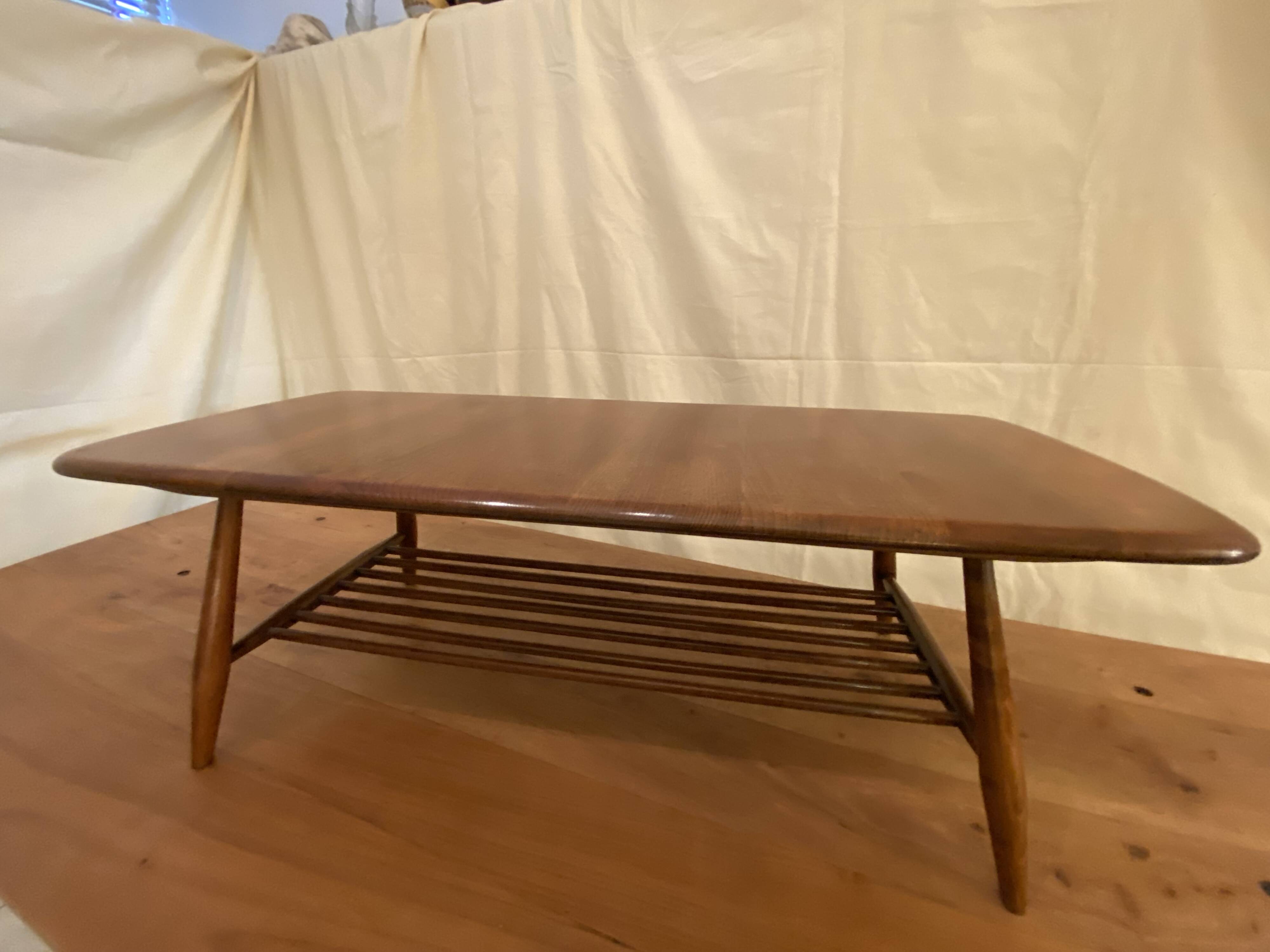 Scandinavian solid wood coffee table