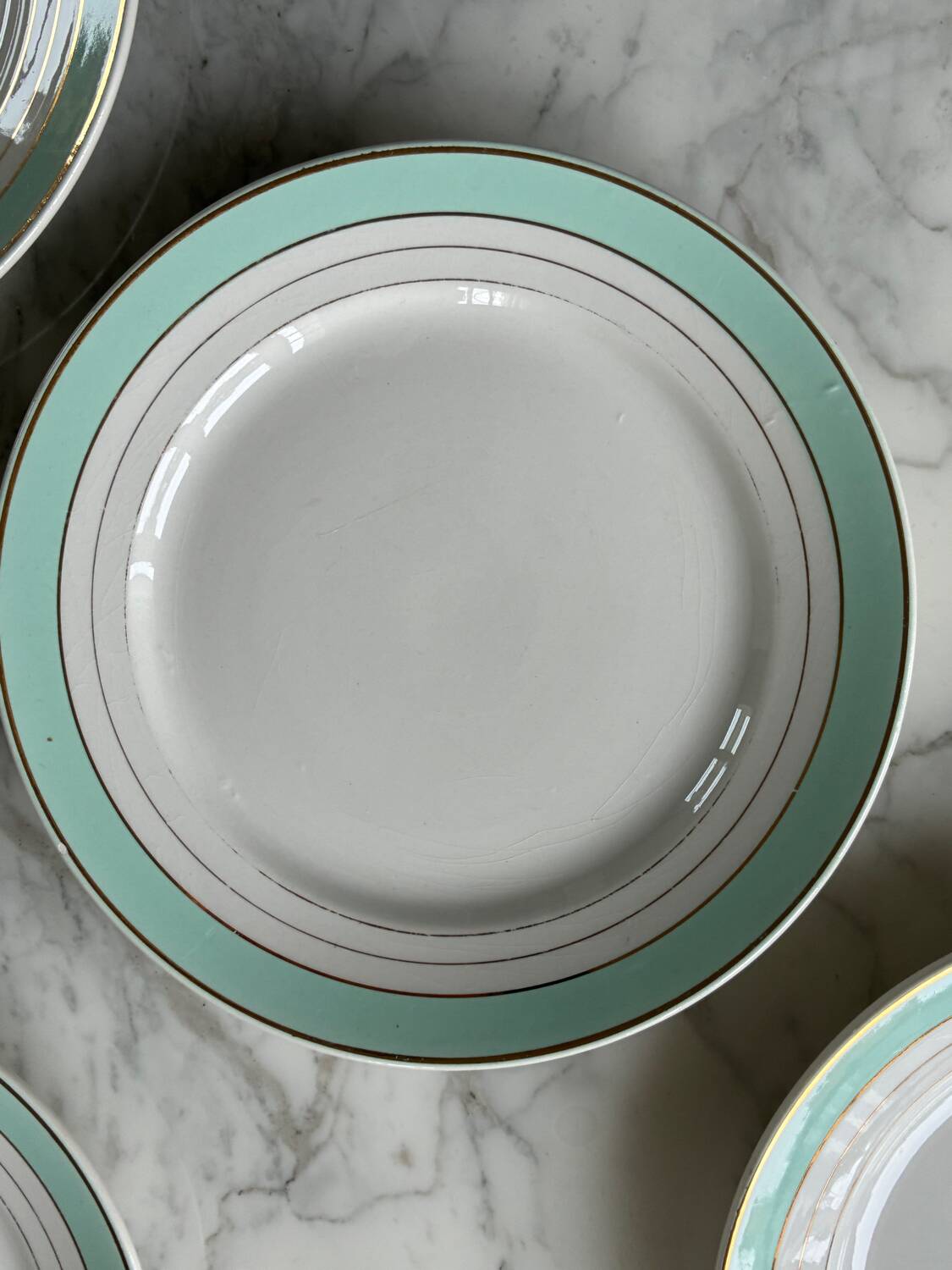 6 assiettes â dessert Lunéville