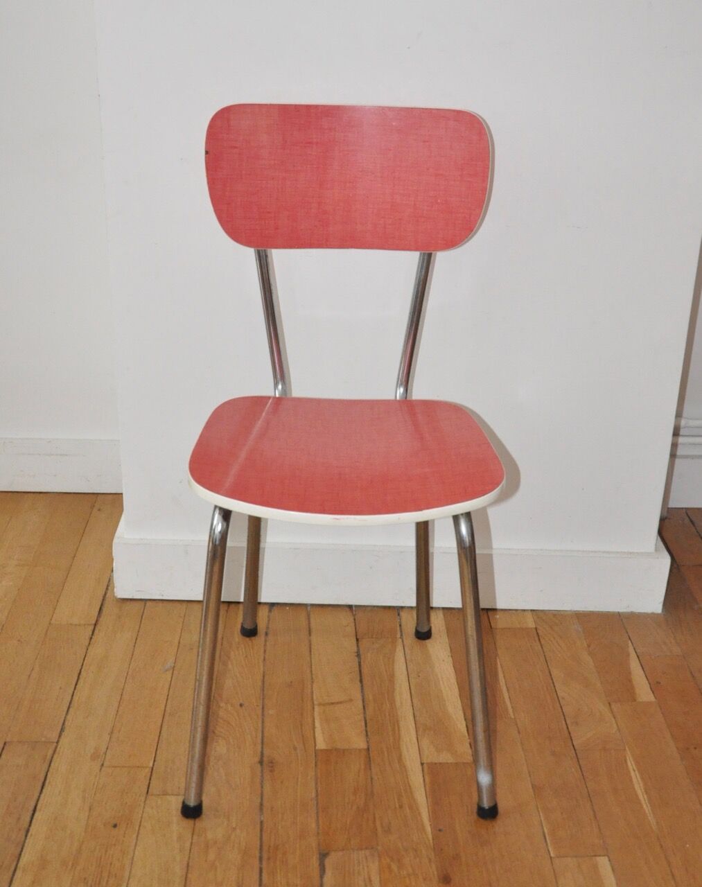Red formica chair