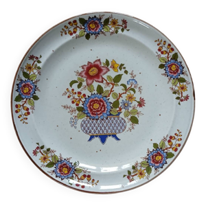 4 assiettes anciennes - sarreguemines