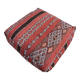 Pouf Kilim berbère fait main, coussin de sol