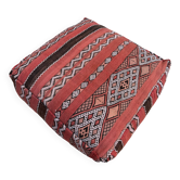 Pouf Kilim berbère fait main, coussin de sol