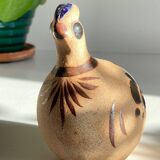 Bird handmade stoneware mexico vintage