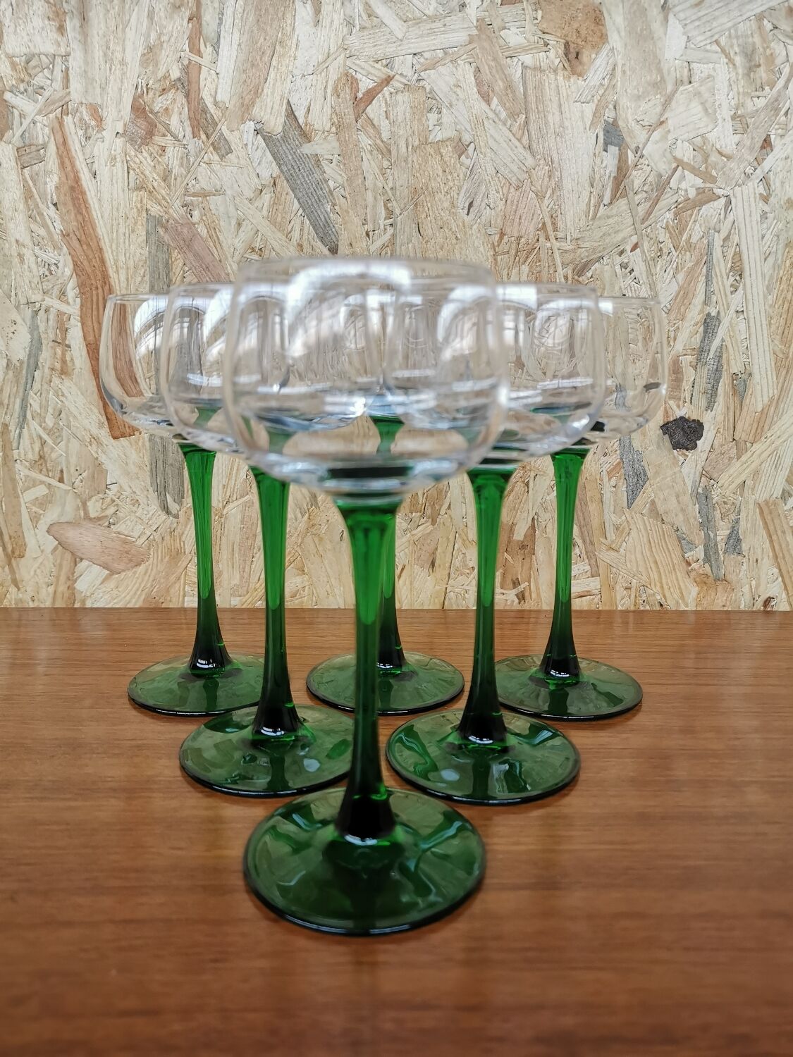 Service de 6 verres à vin d'Alsace