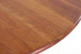 Round 2x Extendable Dining Table "Tjórn" - danish design in teak