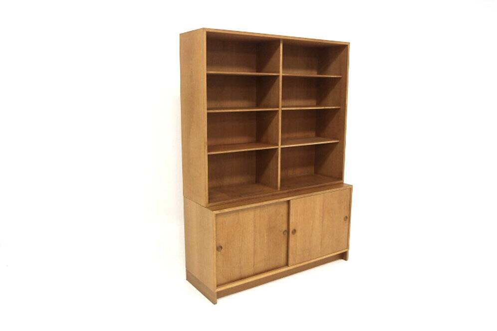 Scandinavian oak bookcase "Öresund", Børge Mogensen, Sweden, 1960