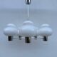 Lustre Space Age opaline chrome 1970s