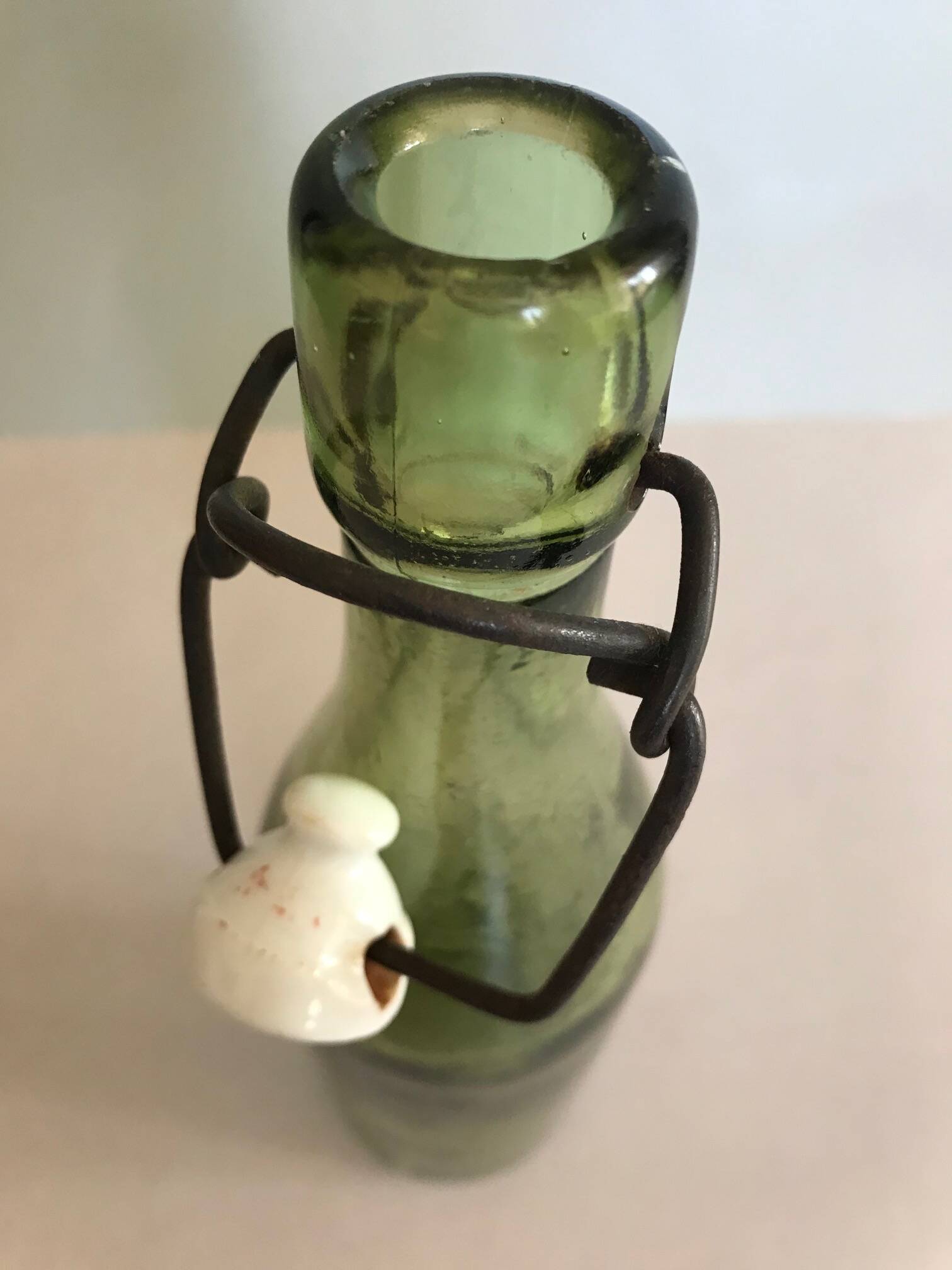 Petite bouteille verre vintage