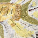 Large Earthenware Artistic Wall Panel or Centerpiece , Italy