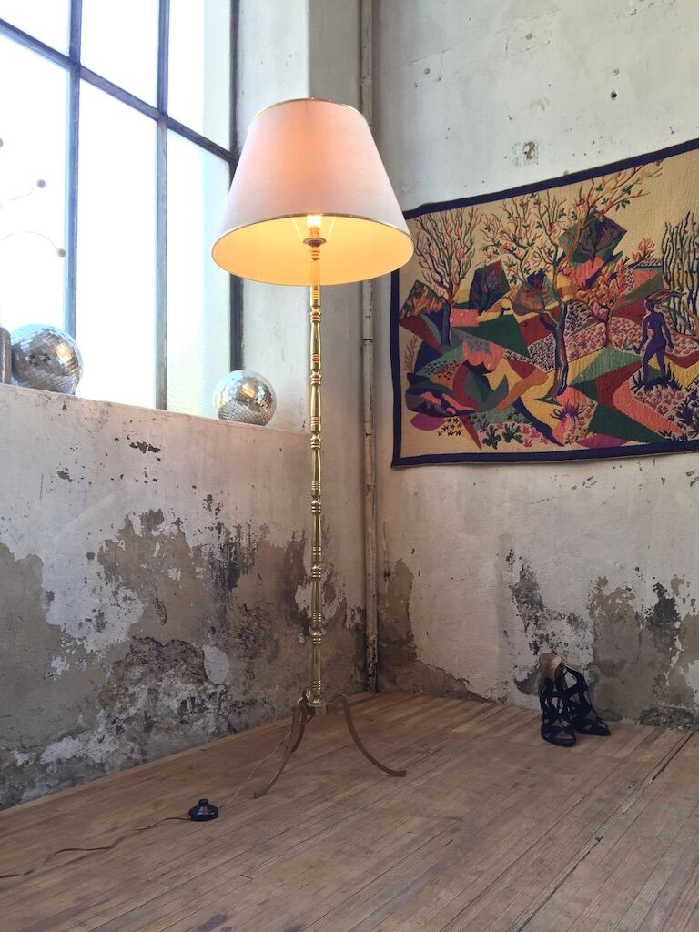 Lampadaire laiton