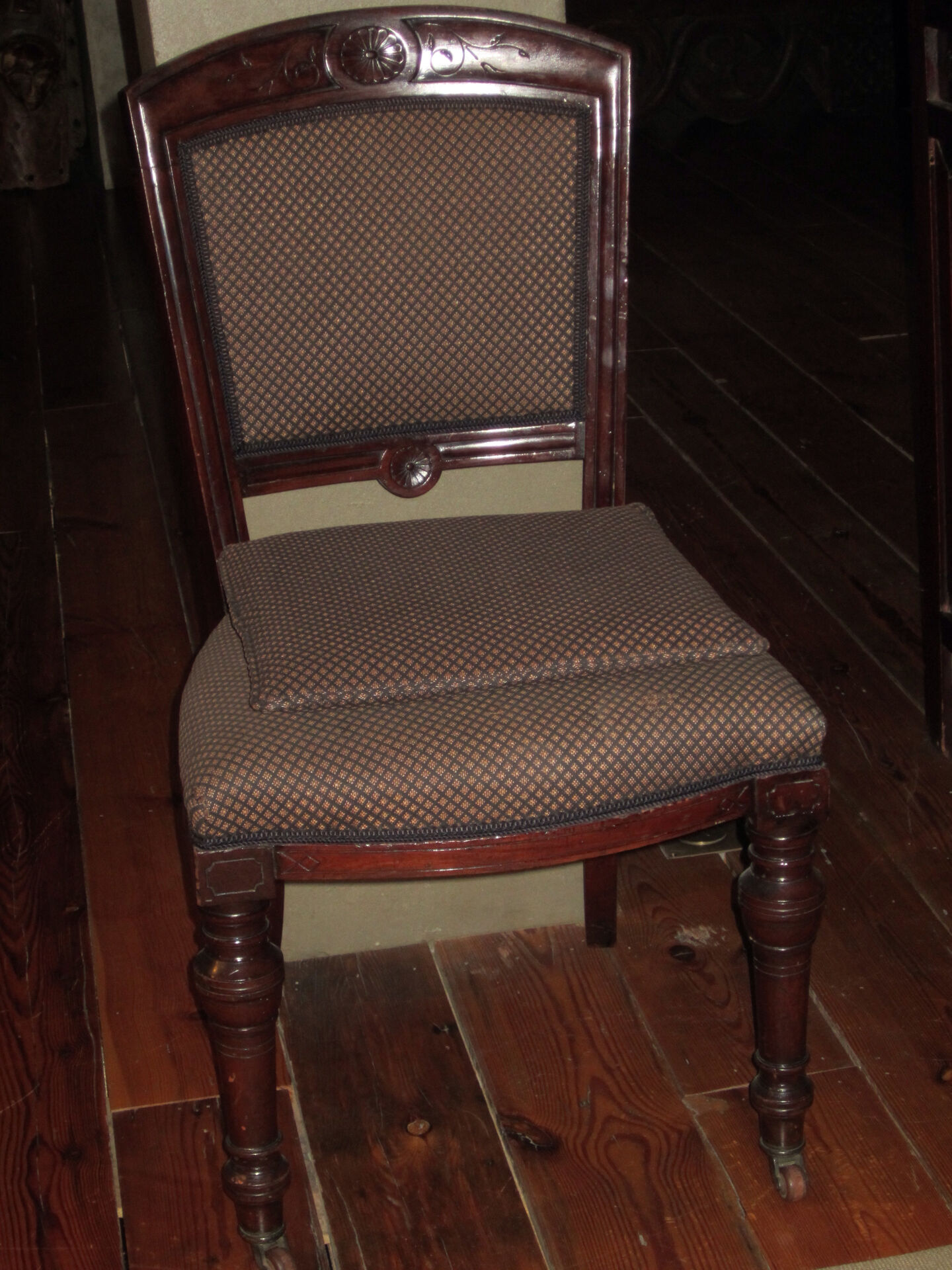 4 chaises acajou