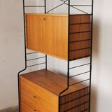 Scandinavian-style modular shelf, bookcase