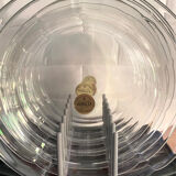 6 new Duralex transparent flat plates