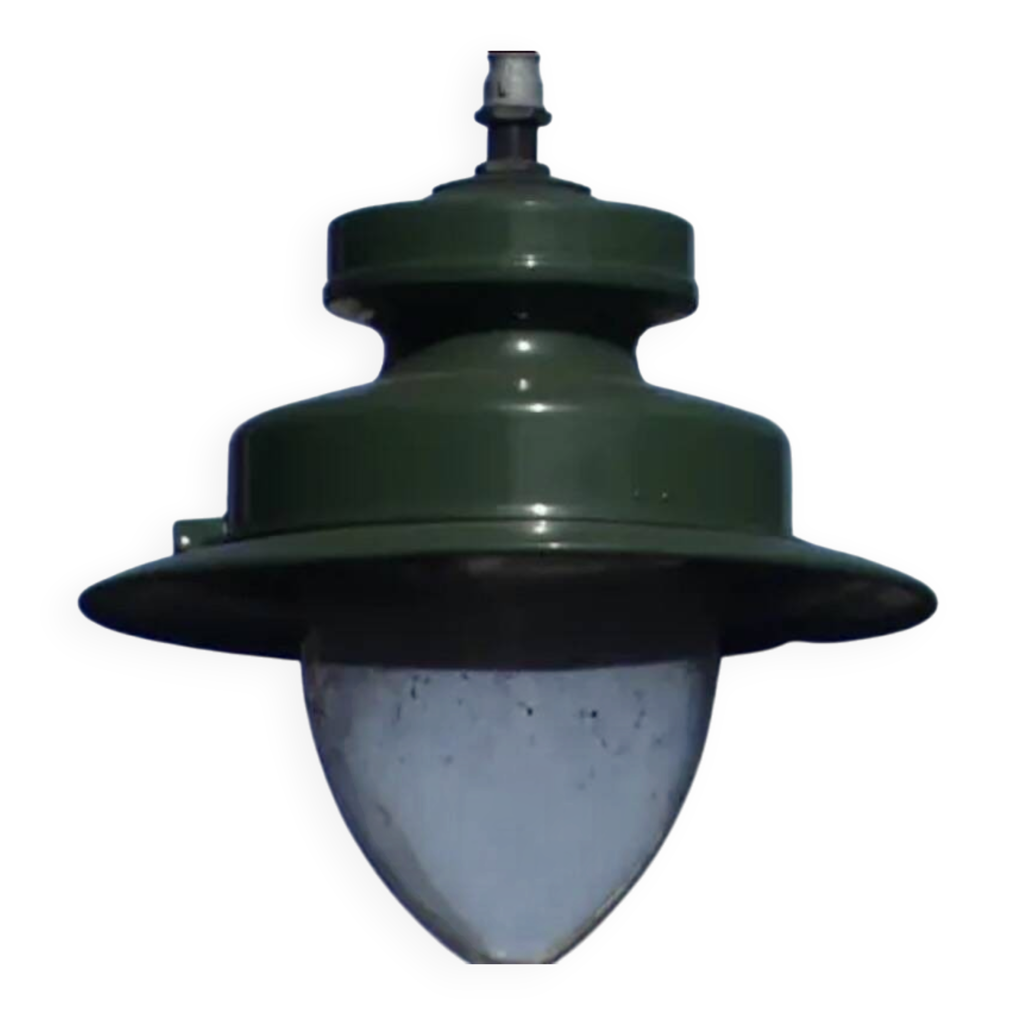 Set of 7 authentic schreder albany maxi light fixtures.