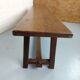 Old bench for oak farmhouse table
