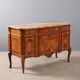 Commode ancienne Napoléon III en bois divers, Italie, XXe siècle