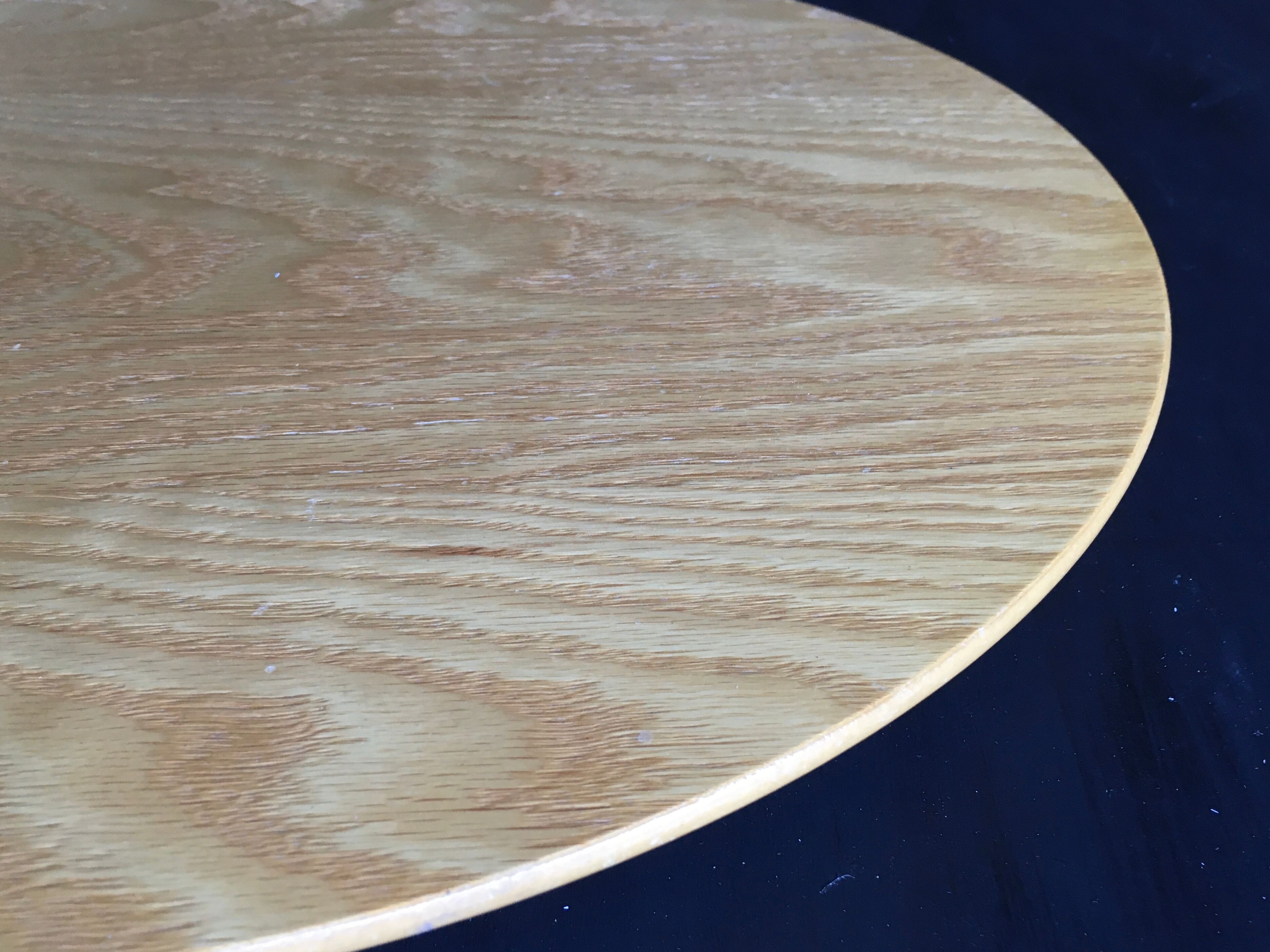 Wooden round coffee table