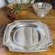 Silver-plated metal plate, Gallia model, Christofle