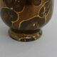 L. Brisdoux gilded copper vase