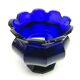 Vase Biedermeier, verre cobalt, République tchèque, 19e siècle