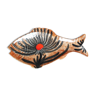 Empty pocket fish shape ceramic
