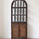 Vintage rattan shelf