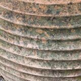 Old and big terracotta jar