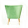 Green club Chair, 60-70 years