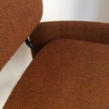 4 chairs vintage metal and fabric structure
