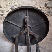 Table bistrot Art déco française REX avec plateau en bakélite, vers 1930