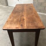 large walnut bistro table