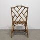 Vintage rattan and bamboo armchair