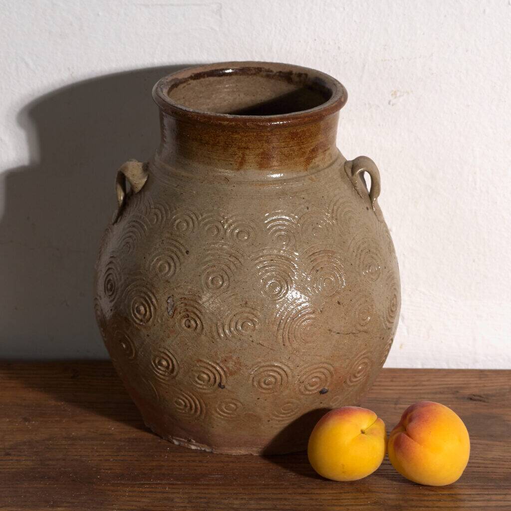 Ancient Chinese glazed stoneware vase – China, circa 1900