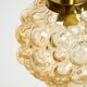 Original glass bubble pendant lamp from the 1960s | Manufactured by Limburg