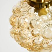 Original glass bubble pendant lamp from the 1960s | Manufactured by Limburg