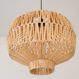 Wicker pendant light