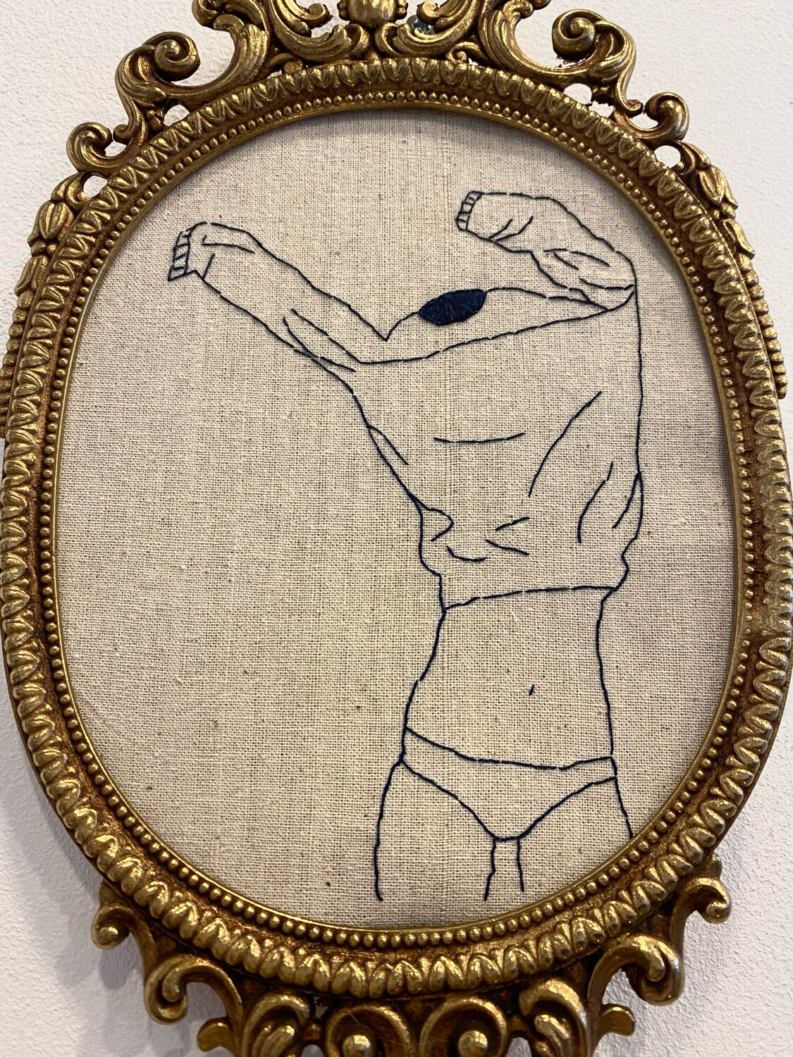 Framed embroidery
