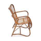 Rattan armchair, 1950s