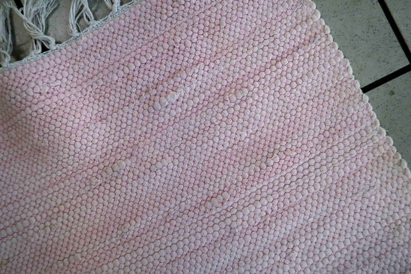 Tapis Kilim Vintage Indien en Coton (80cm x 131cm), Années 1980