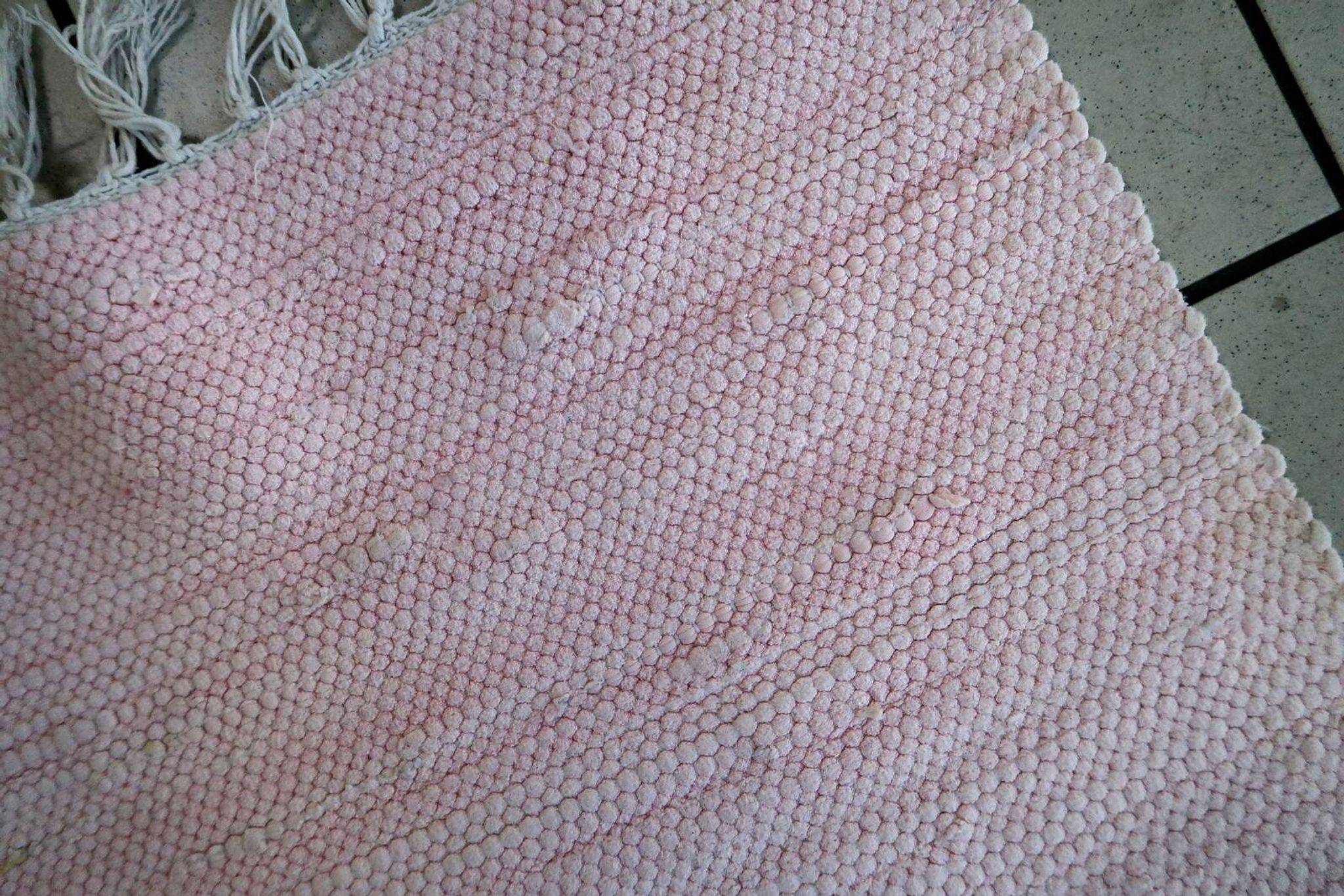 Tapis Kilim Vintage Indien en Coton (80cm x 131cm), Années 1980