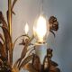 Hollywood Regency Roses kroonluchter, Verguld, Drie Armen, Italie