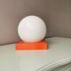 Vintage orange table lamp 1980
