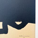 Original lithograph with cutout by Eduardo CHILLIDA, Untitled, 1999