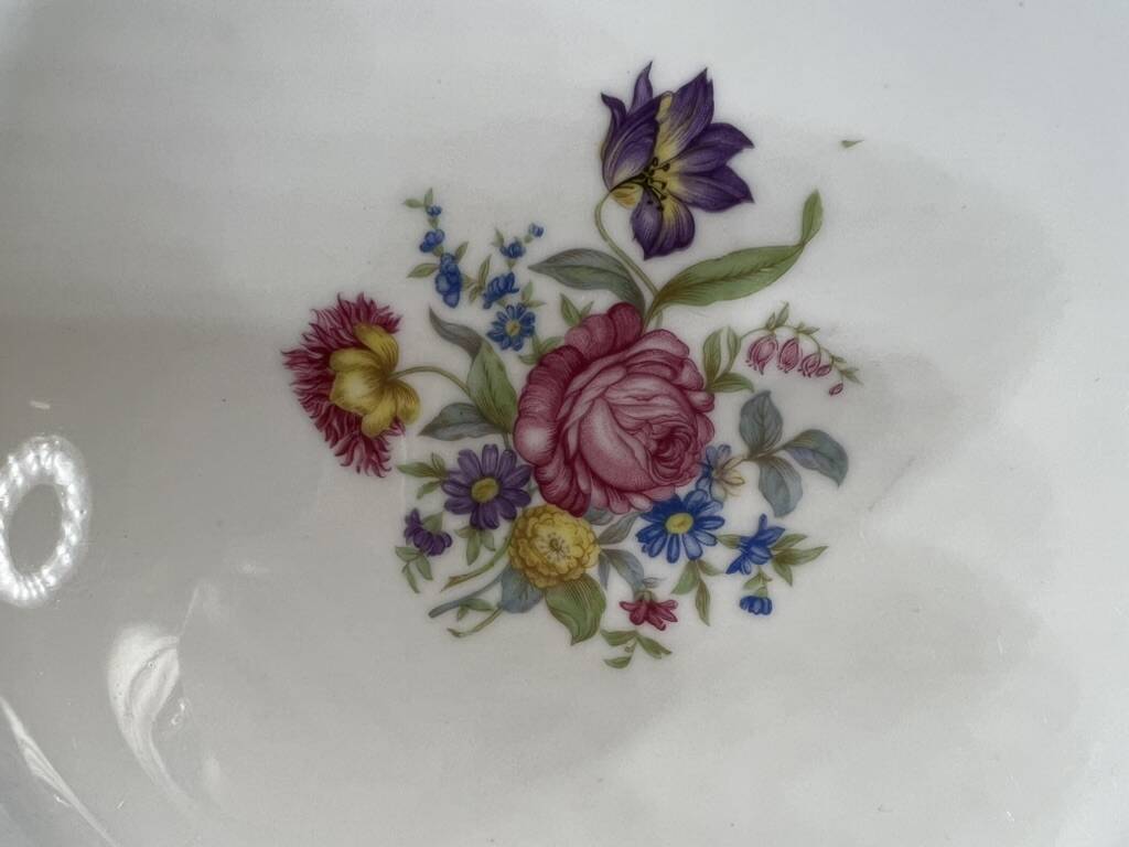 Bavaria porcelain round dish